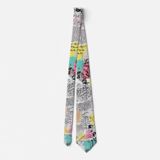 Colorful Urban Graffiti Pattern (3) ネクタイ (裏面)