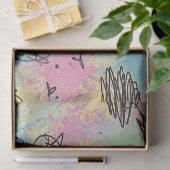 Colorful Urban Graffiti Pattern (4) 薄葉紙 (ギフト)