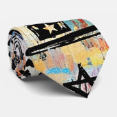 Colorful Urban Graffiti Pattern (5) ネクタイ (ロール)