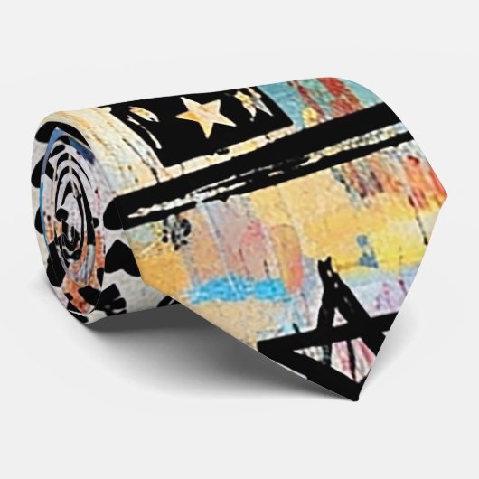 Colorful Urban Graffiti Pattern (5) ネクタイ (ロール)