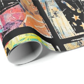 Colorful Urban Graffiti Pattern (5) ラッピングペーパー (ロールコーナー)