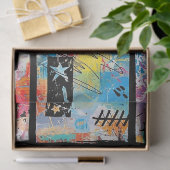 Colorful Urban Graffiti Pattern (5) 薄葉紙 (ギフト)