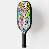 Colorful Urban Graffiti Pattern (6) ピックルボールラケット (左)