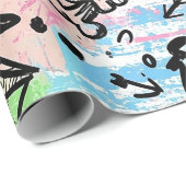 Colorful Urban Graffiti Pattern (6) ラッピングペーパー (ロールコーナー)