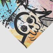 Colorful Urban Graffiti Pattern (6) 薄葉紙 (詳細)