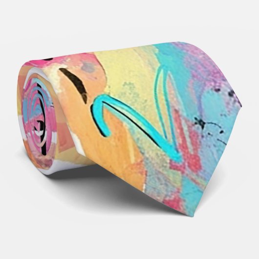 Colorful Urban Graffiti Pattern (7) ネクタイ (ロール)