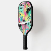 Colorful Urban Graffiti Pattern (7) ピックルボールラケット (左)