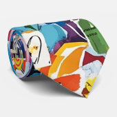 Colorful Urban Graffiti Pattern (8) ネクタイ (ロール)