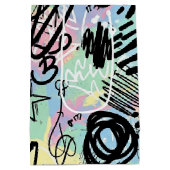 Colorful Urban Graffiti Pattern (9) ミディアムペーパーバッグ (裏面)