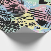 Colorful Urban Graffiti Pattern (9) ラッピングペーパー (角)