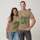 Colorful Urban Jungle Tシャツ (ユニセックス)