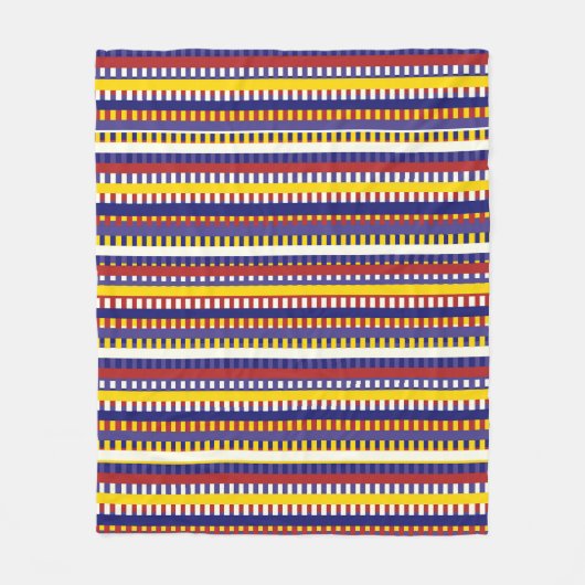 Colorful Valentine Vibes  フリースブランケット (正面)