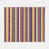 Colorful Valentine Vibes  フリースブランケット (正面(横))