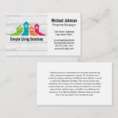 Colorful Variation of Houses 名刺 (正面/裏面)