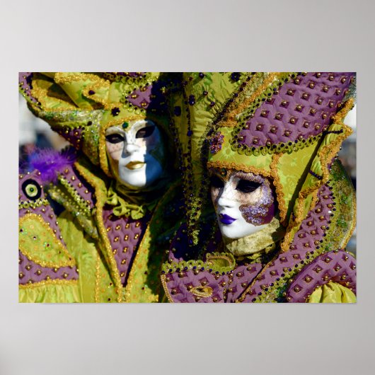 Colorful Venetian Couple ポスター (正面)