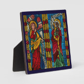 Colorful Verkündigung mit Maria und Gabriel フォトプラーク (正面)