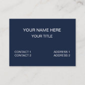 Colorful Vertical Retro Stripes 名刺 (裏面)