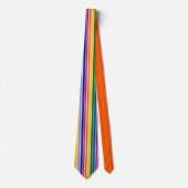 Colorful Vertical Stripes Design ネクタイ (正面)