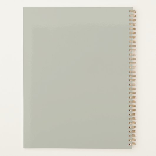 Colorful Vibrant Daisy Pattern Name 2026 プランナー手帳 (裏面)