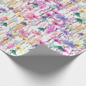 colorful vibrant garden ラッピングペーパー (角)