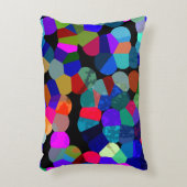 Colorful Vibrant Pattern アクセントクッション (正面(垂直))