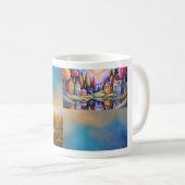 Colorful Village Mug コーヒーマグカップ (正面右)