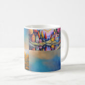 Colorful Village Mug コーヒーマグカップ (正面右)