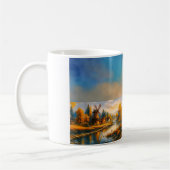Colorful Village Mug コーヒーマグカップ (左)