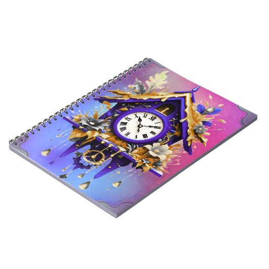 Colorful wall clock ノートブック (左側)