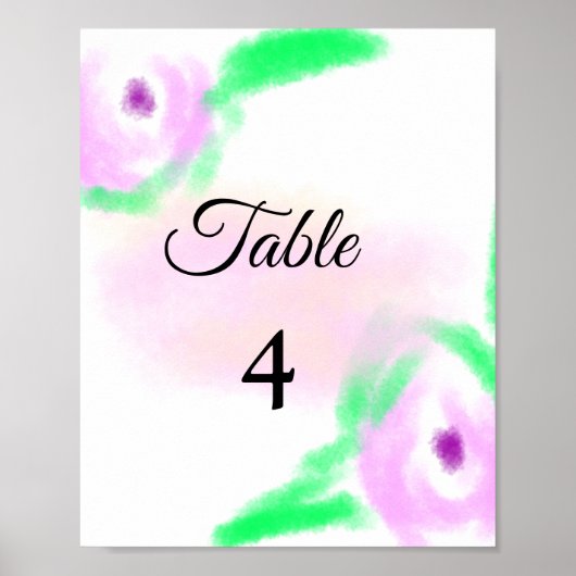 Colorful watercolor abstract add name text ポスター (正面)