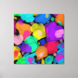 Colorful watercolor print キャンバスプリント