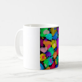 Colorful watercolor print コーヒーマグカップ