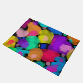 Colorful watercolor print ドアマット (アングル)