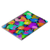 Colorful watercolor print ノートブック (左側)