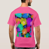 Colorful watercolor print tシャツ (裏面)