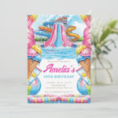 Colorful Waterpark Birthday 招待状 (スタンド正面)