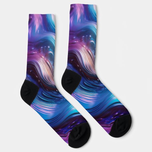 Colorful Waves ソックス (右)