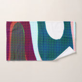 Colorful Wavy Abstract 612 バスタオルセット (ハンドタオル)