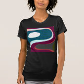 Colorful Wavy Abstract 612 Tシャツ (正面)