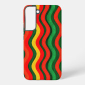 Colorful Wavy Pattern  Samsung Galaxyケース (裏面)