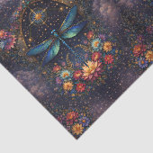 Colorful Whimsical Boho Dragonfly Decoupage 薄葉紙 (詳細)