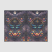 Colorful Whimsical Boho Dragonfly Decoupage 薄葉紙 (正面)