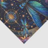 Colorful Whimsical Boho Dragonfly Decoupage 薄葉紙 (詳細)