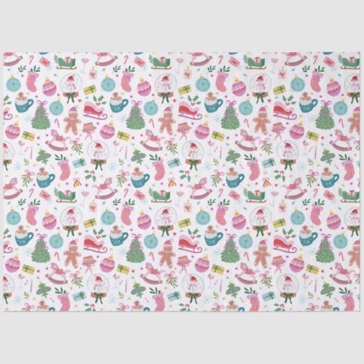 Colorful Whimsical Christmas 薄葉紙 (正面)