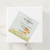 Colorful Wildflower Butterfly 1st Birthday フェイバータグ (インサイチュ)