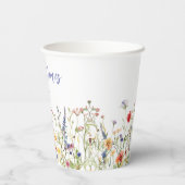 Colorful Wildflower Wedding 紙コップ (裏面)