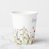 Colorful Wildflower Wedding 紙コップ (正面)