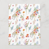 Colorful Wildflower Wedding Details エンクロージャーカード (裏面)