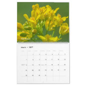 Colorful Wildflowers  カレンダー (3月 2027)