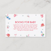 Colorful Winter Books For Baby Shower  エンクロージャーカード (正面)